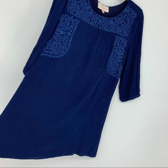 Skies Are Blue Long Sleeve Dress Blue Size M - Picture 3 of 15